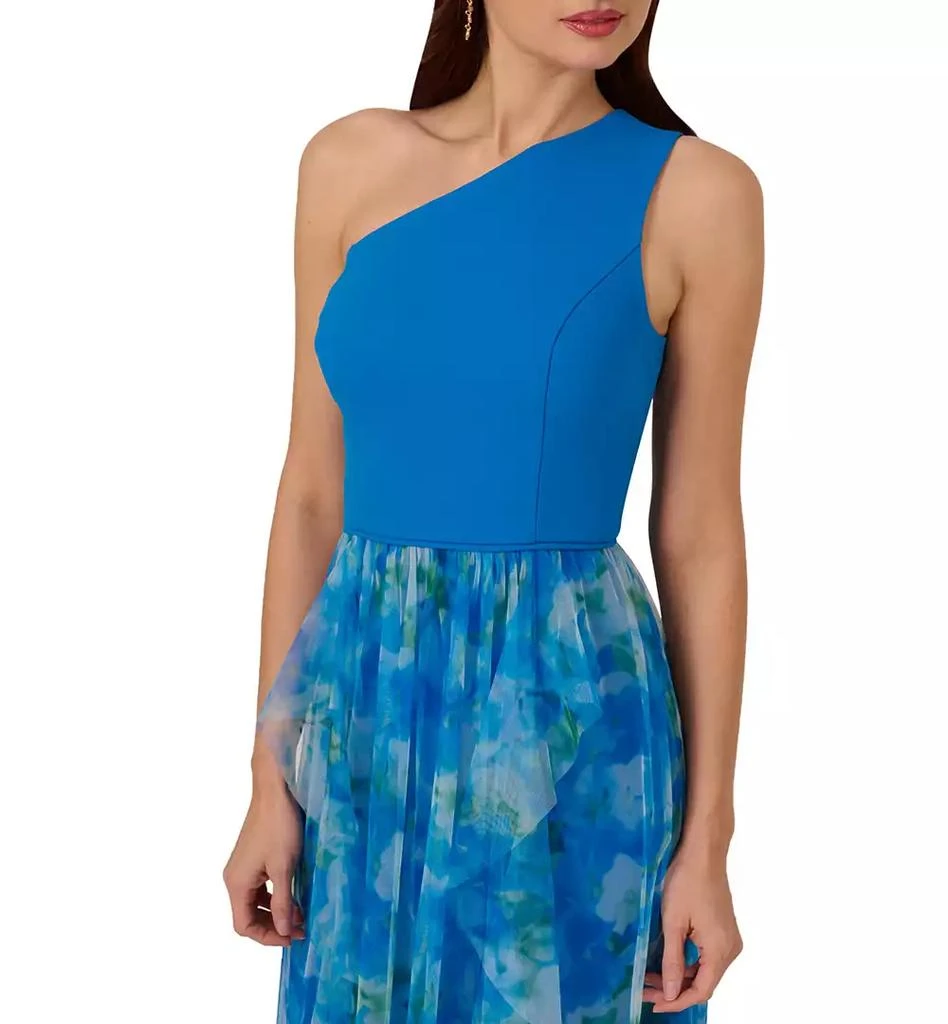 Adrianna Papell Women's Sweetpea Mixed-Media Gown 2