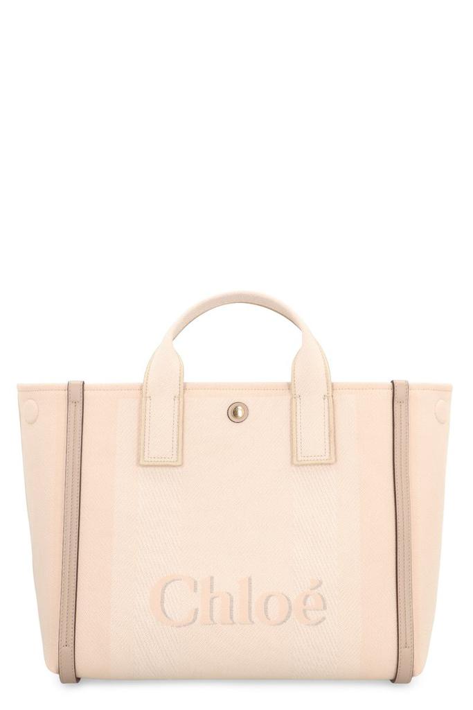 Shop CHLOÈ - Carry Small Canvas Tote Bag on Sale at