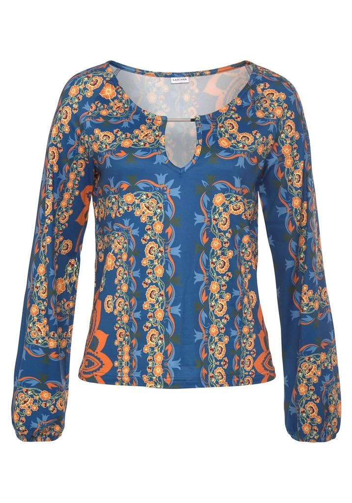 LASCANA Women
s Printed Keyhole Top 4