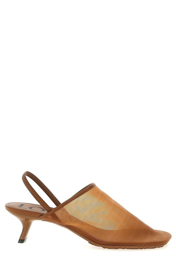 サンダル・ミュール LOEWE White leather Petal thong mules (L814S10X01 WHIMUL) Loewe Loewe White Leather Petal Thong Mules Women's IT 36