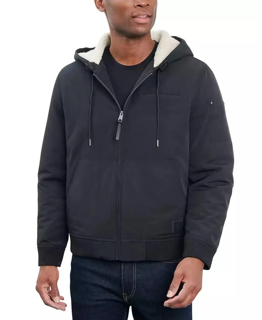 Lucky Brand Men's Fleece-Lined Zip-Front Hooded Jacket 4