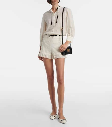 Valentino Bepointy leather ballet flats 3