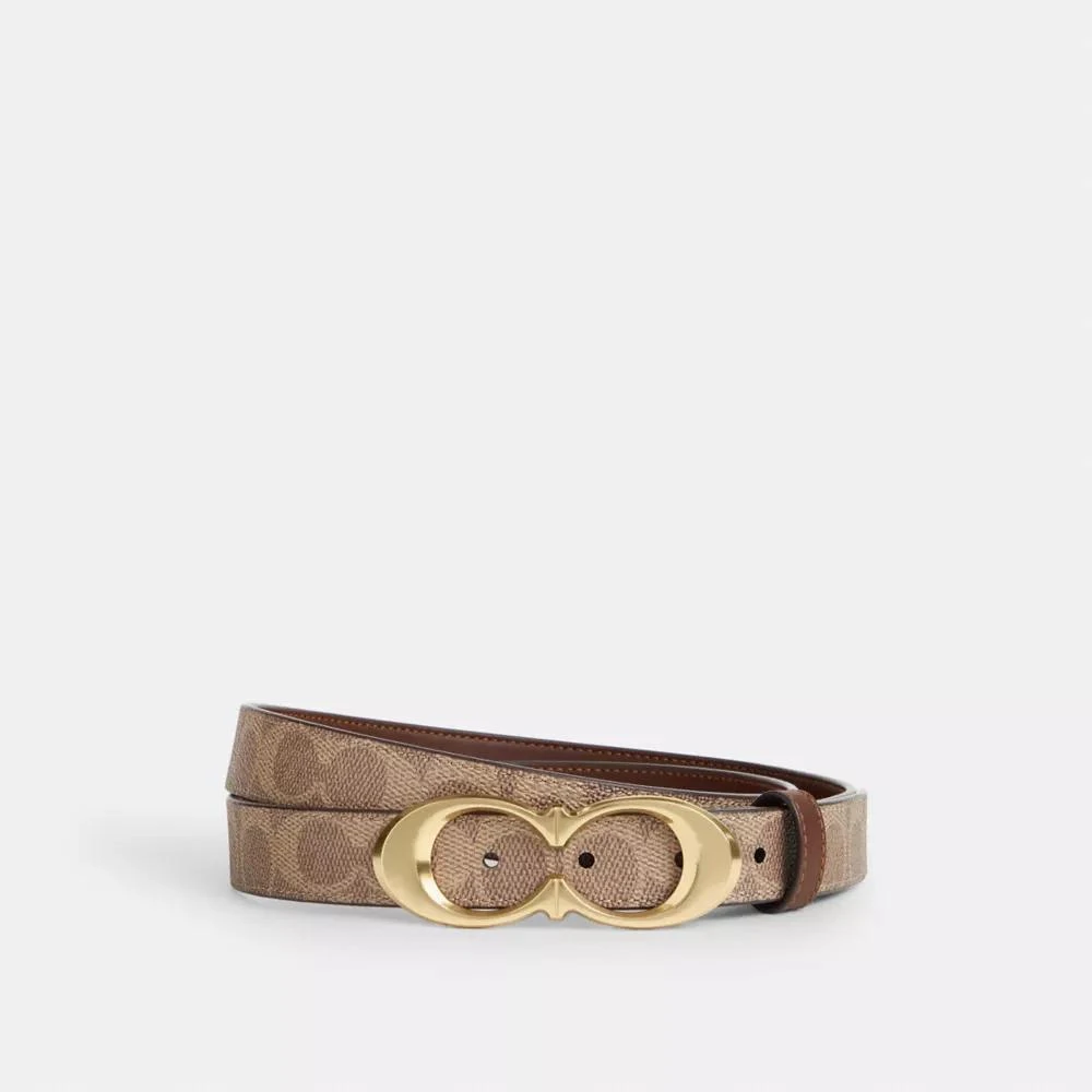 Coach Signature Buckle Belt, 25 Mm 1