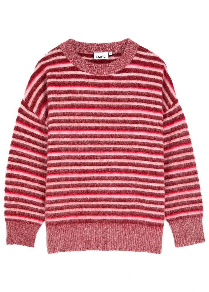 LMND LEMONADE Dakota striped brushed-knit jumper 1