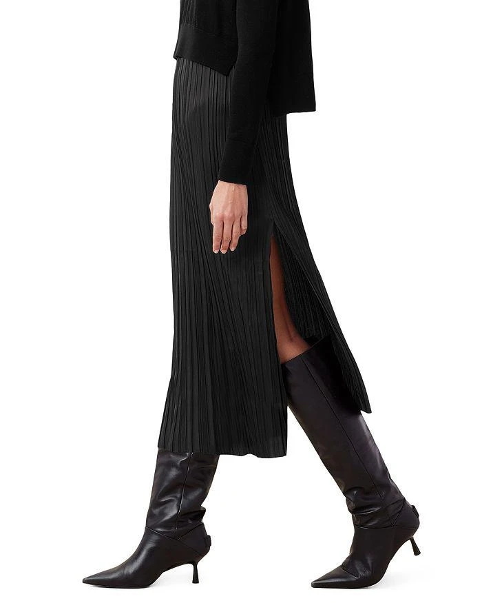 crew midi dress Bellamy Red Crew-Neck Long-Sleeve Midi Dress – Club L London