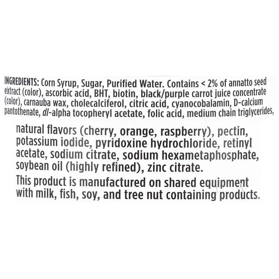 Walgreens Children's Complete Multivitamin Gummies Natural Cherry, Orange & Raspberry 4