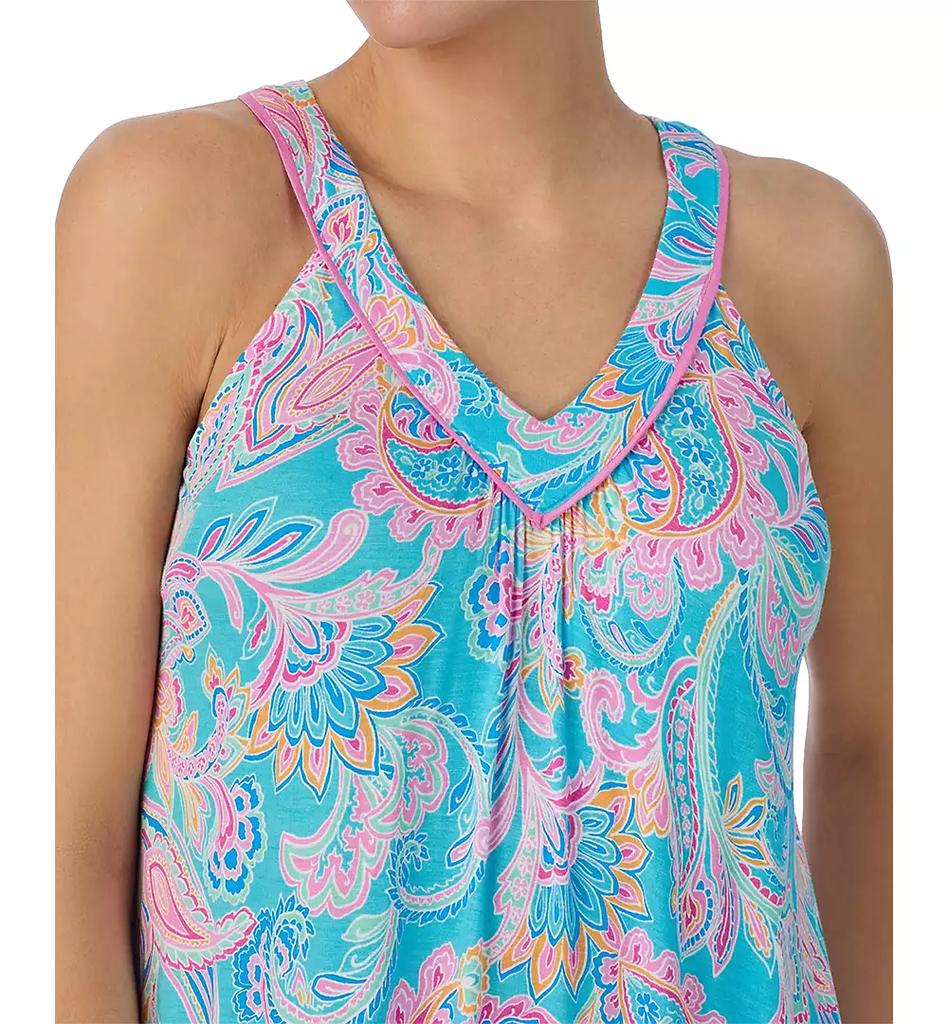Ellen Tracy Women's Sleeveless Paisley Nightgown