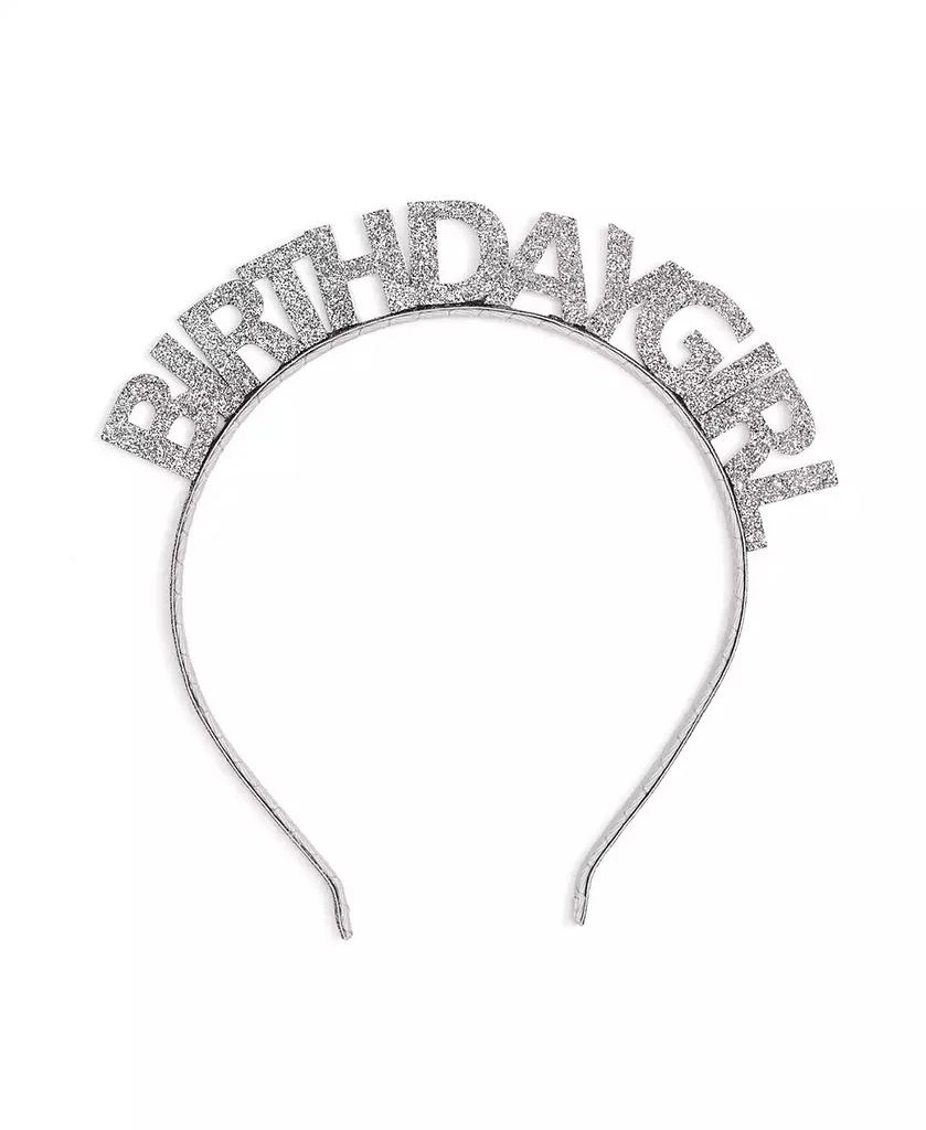 Sweet Wink Child Girl
s Silver Birthday Girl Headband
