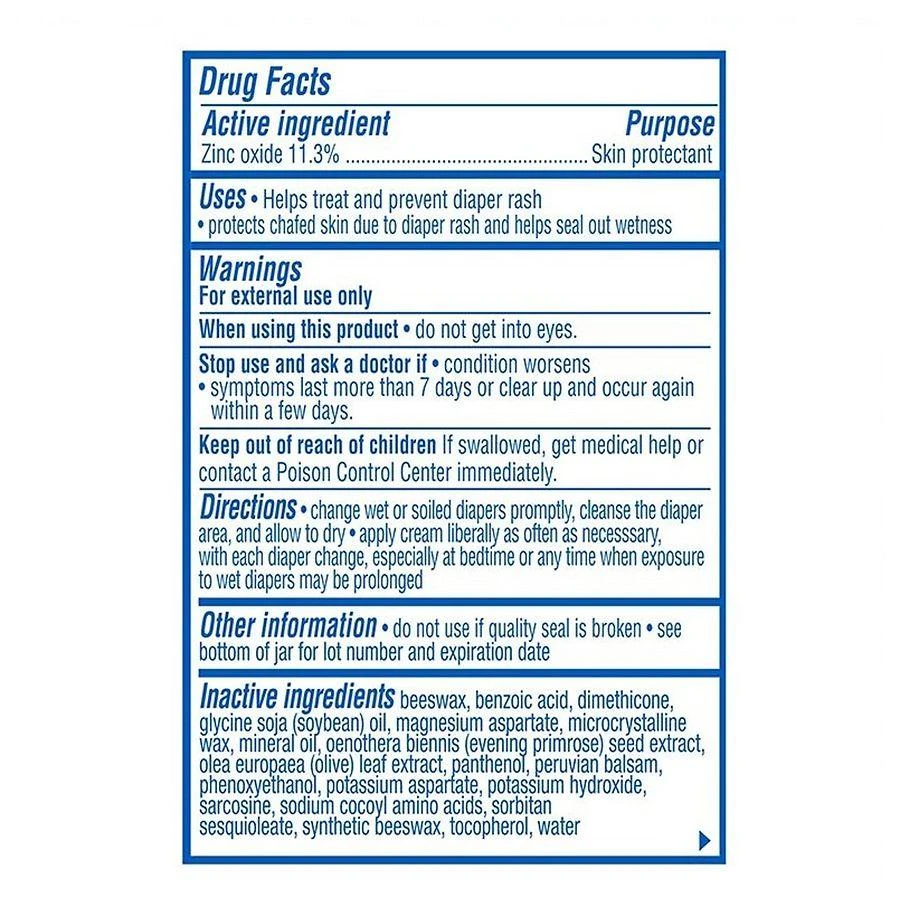 Balmex Complete Protection Diaper Rash Cream With Zinc Oxide Unscented 4