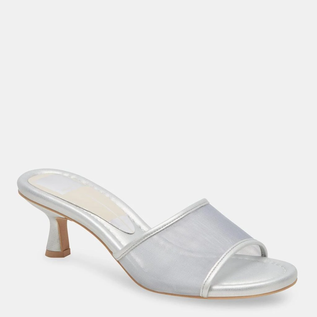 Dolce Vita Meeza Heels Silver Mesh 2