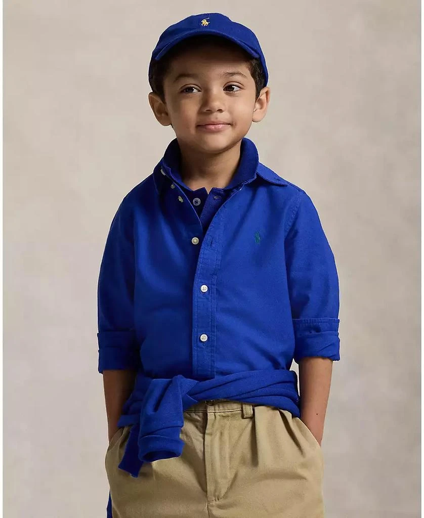 Ralph Lauren Toddler and Little Boys Garment-Dyed Cotton Oxford Shirt