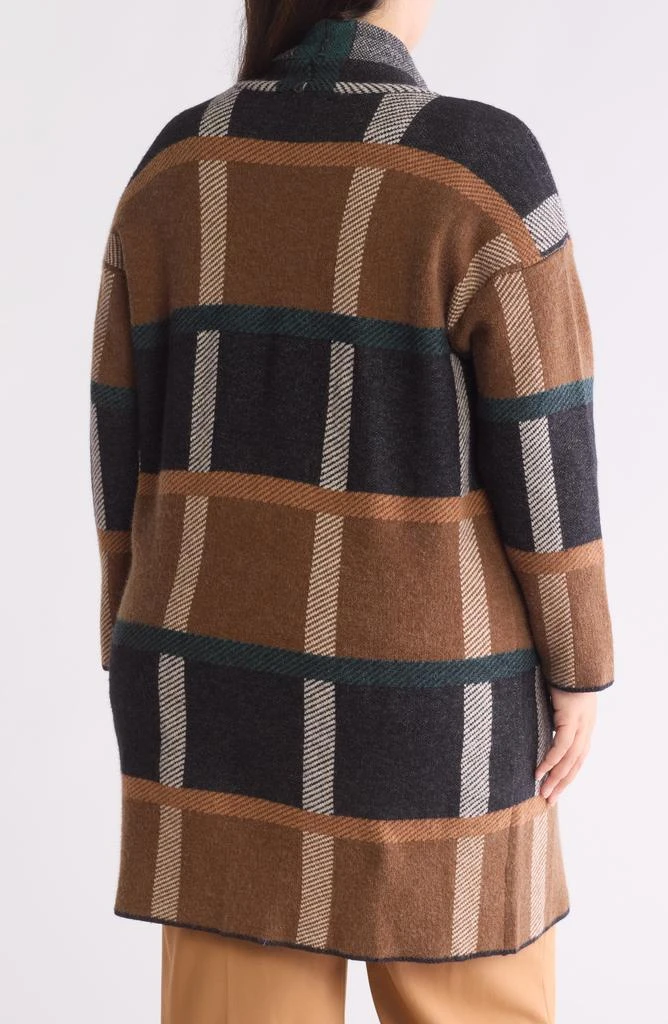 Joseph A Plaid Shawl Collar Cardigan 2