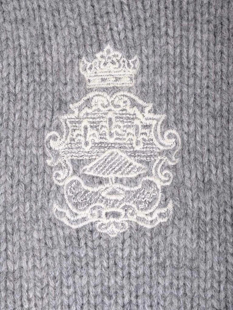 FRAME Frame X Ritz Paris Logo Embroidered Knit Jumper 6