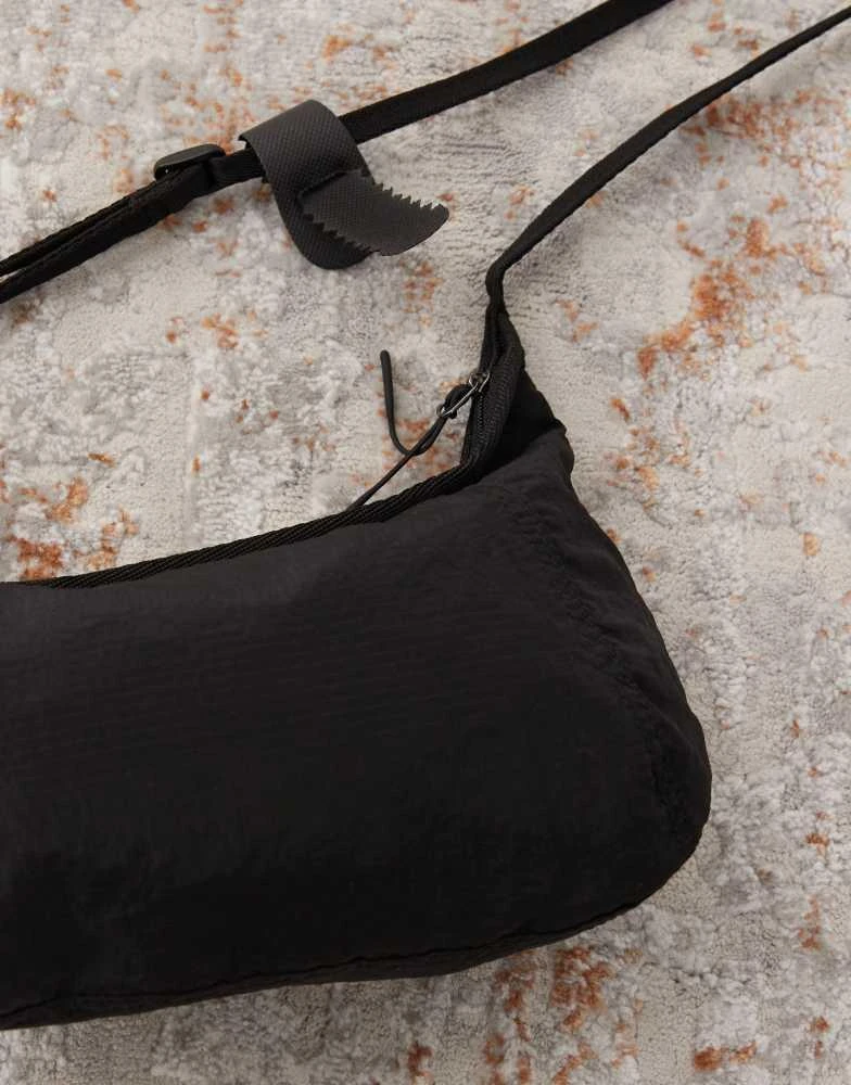 Weekday Weekday ripstop tech cross body bag in black 2