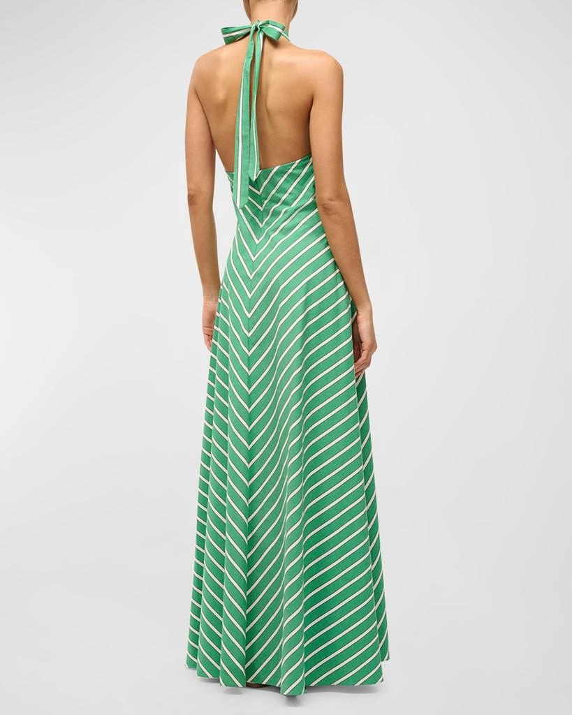 Dawn Tie-Neck Striped Maxi Crossover Halter Dress  On Sale Now with Up to  64% Off | Discover Exclusive Deals & Savings at BeyondStyle  Authentic  Staud women's clothing|Women|dresses|women with Limited-Time Discounts,