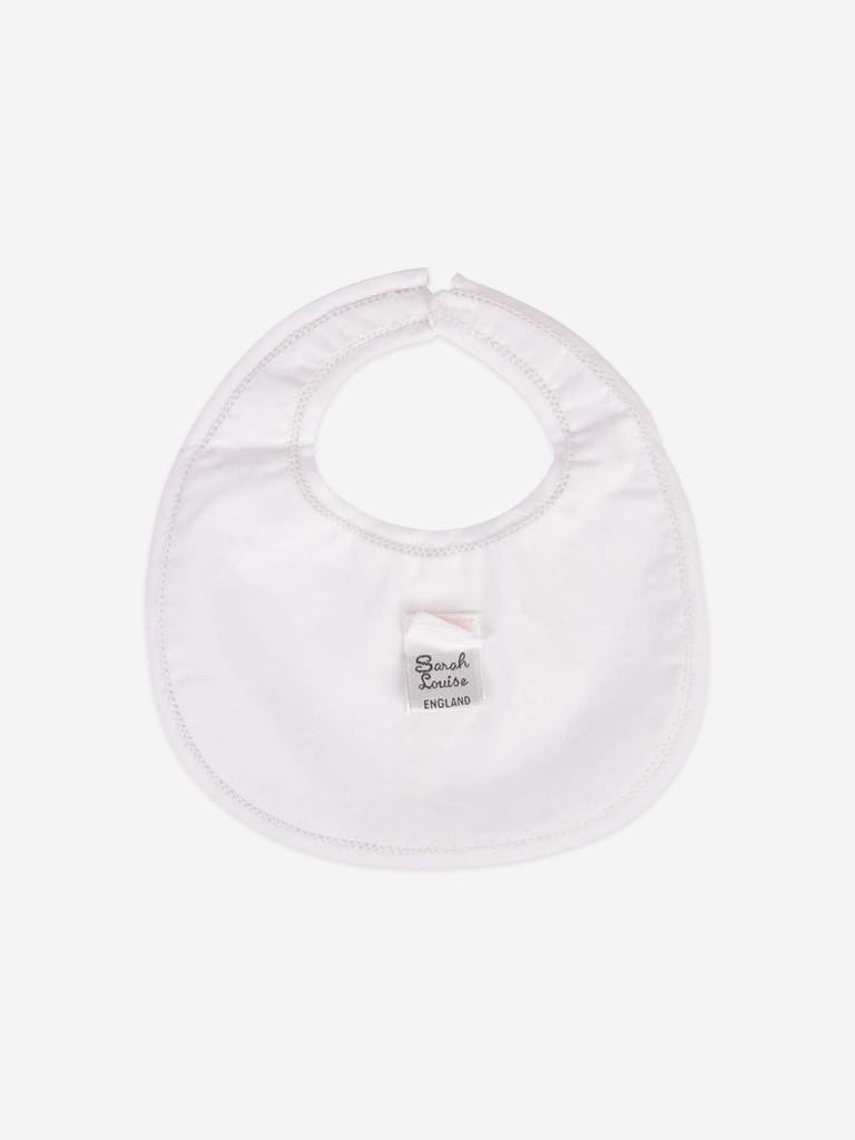 Sarah Louise Sarah Louise Cotton Embroidered Bib