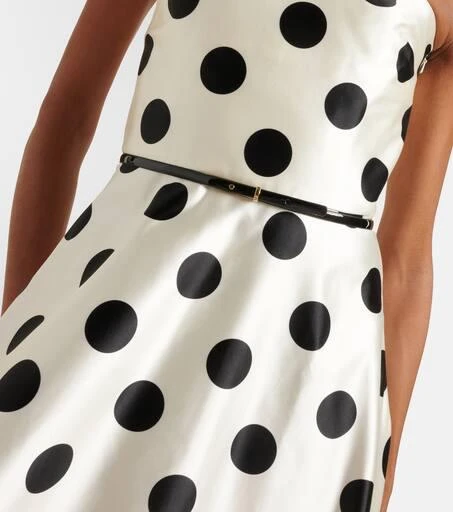 Max Mara Cippo polka-dot cotton and silk maxi dress 4
