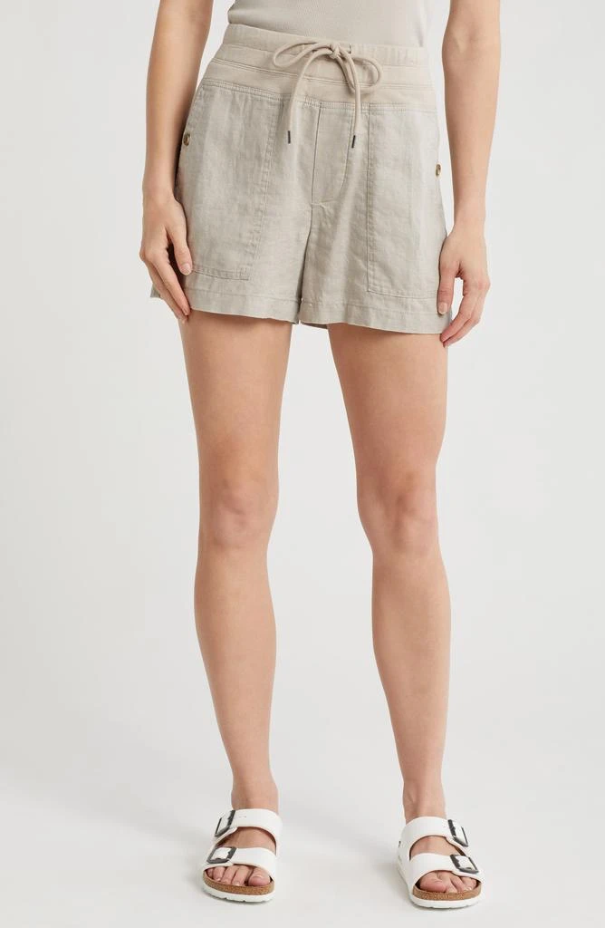 James Perse Linen Military Shorts 1