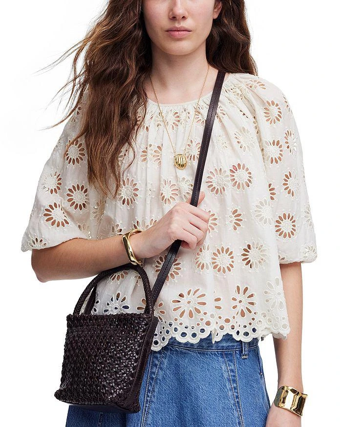 Madewell Handwoven Caned Leather Mini Bag 2