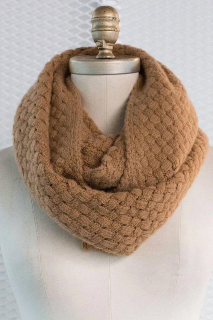 360 Cashmere Monica Scarf In Vicuna 1