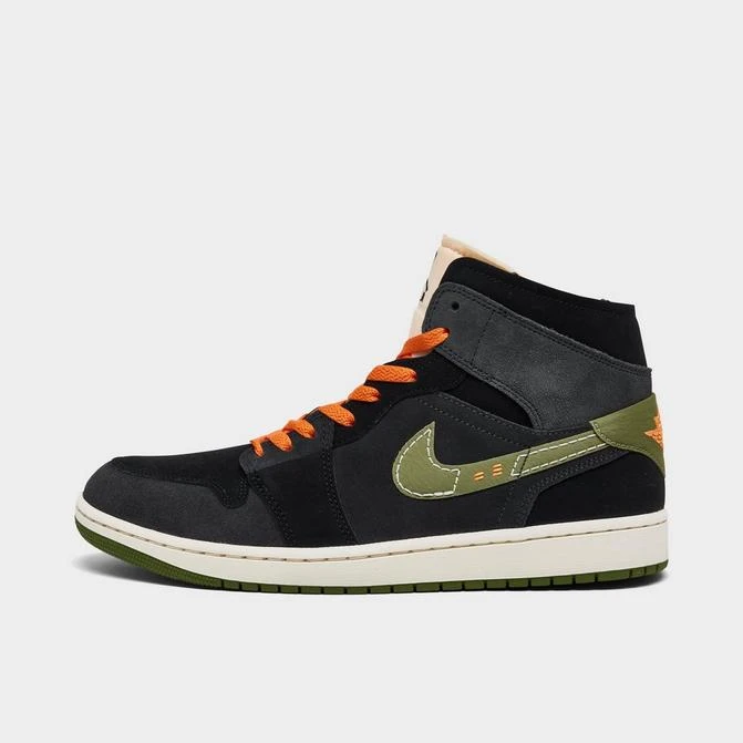 Jordan Air Jordan Retro 1 Mid SE Craft Halloween Casual Shoes 1