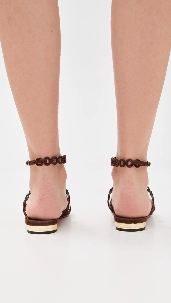 Aquazzura Infinity Chain Sandal Flats 3