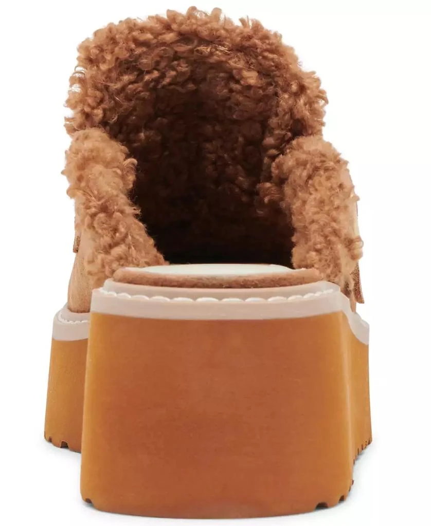 Dolce Vita Women's Lelani Plush Platform Clogs 3