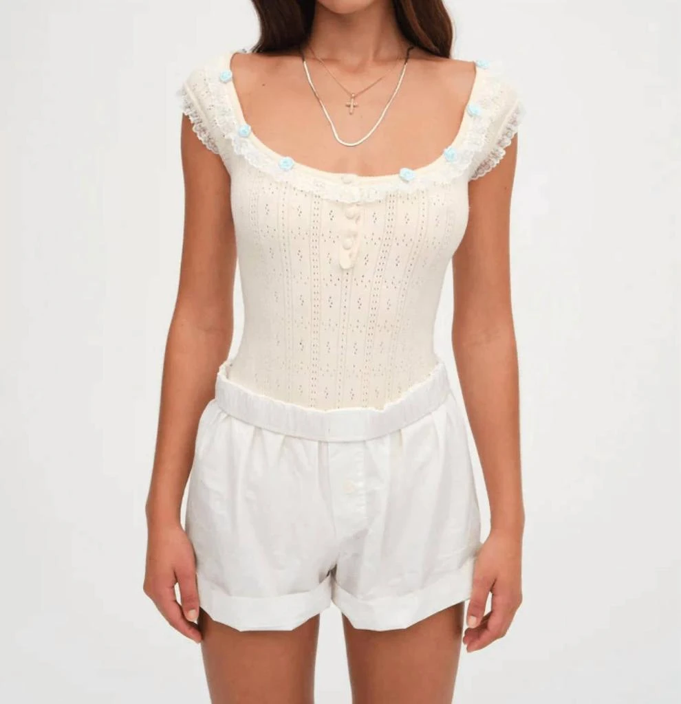 For Love & Lemons For Love & Lemons - Daniela Knit Bodysuit 4