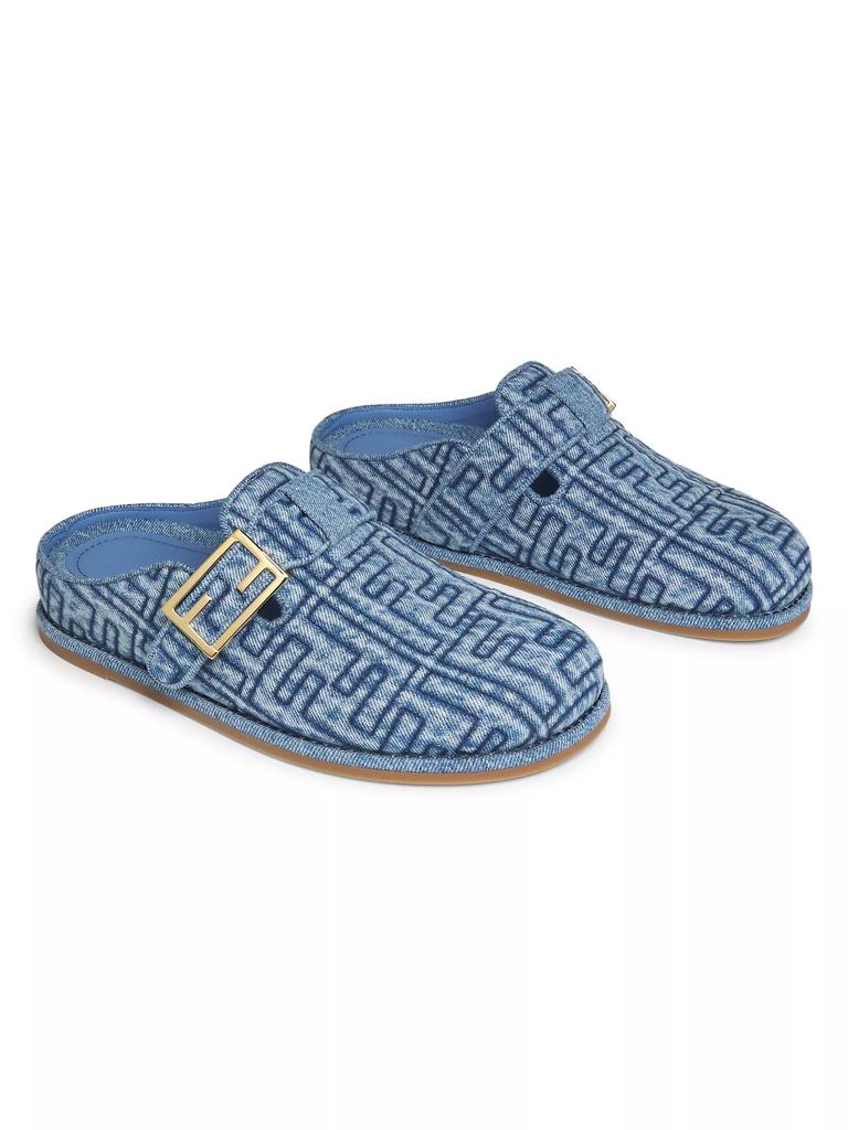 Fendi Fendi Feel Cotton Clogs - Slippers - Free Shipping