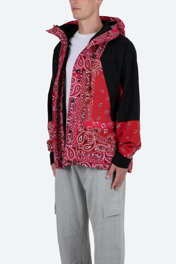 MNML Hooded Bandana Jacket - Red 3