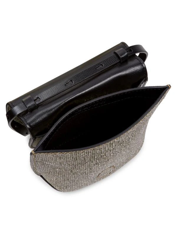 Ganni Metallic Convertible Crossbody Bag 3