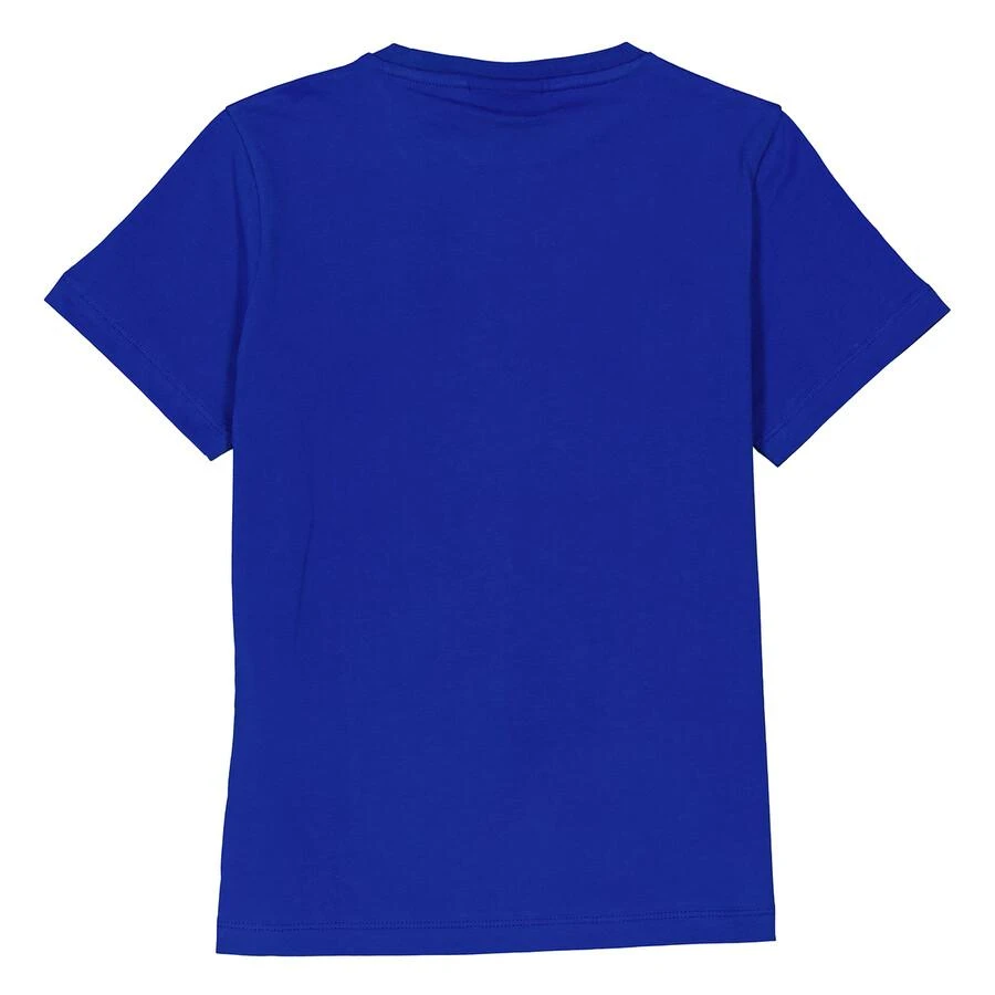 Save The Duck Kids Cyber Blue Smiley Logo Print T-Shirt 2