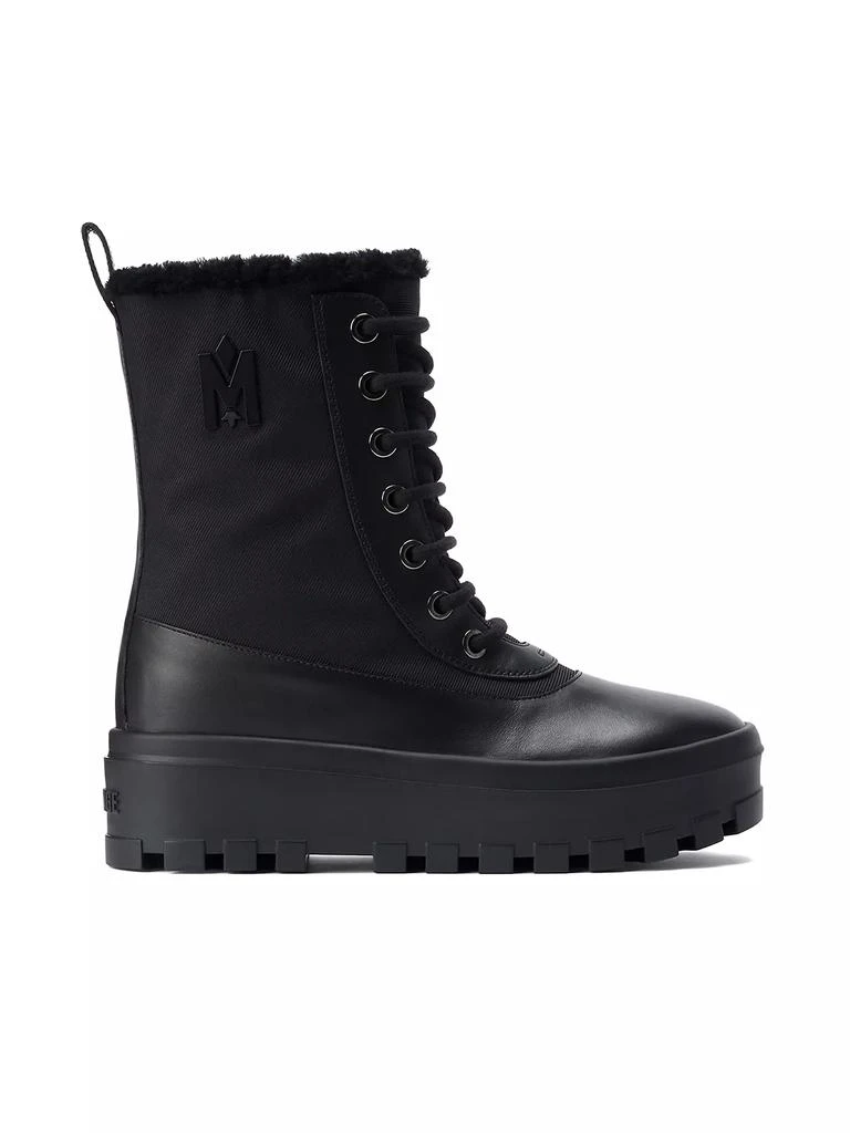 Mackage Hero Shearling-Lined Lug-Sole Boots 1