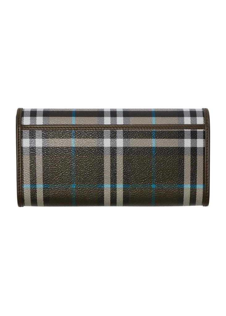 BURBERRY Check continental wallet 3