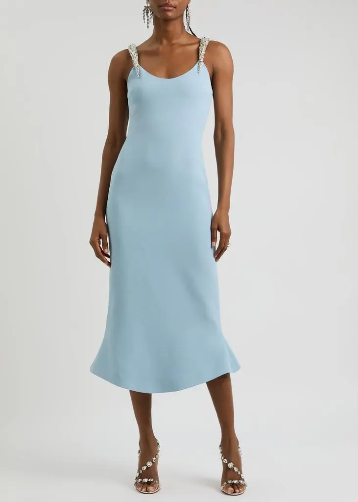 David Koma Crystal-embellished midi dress 2