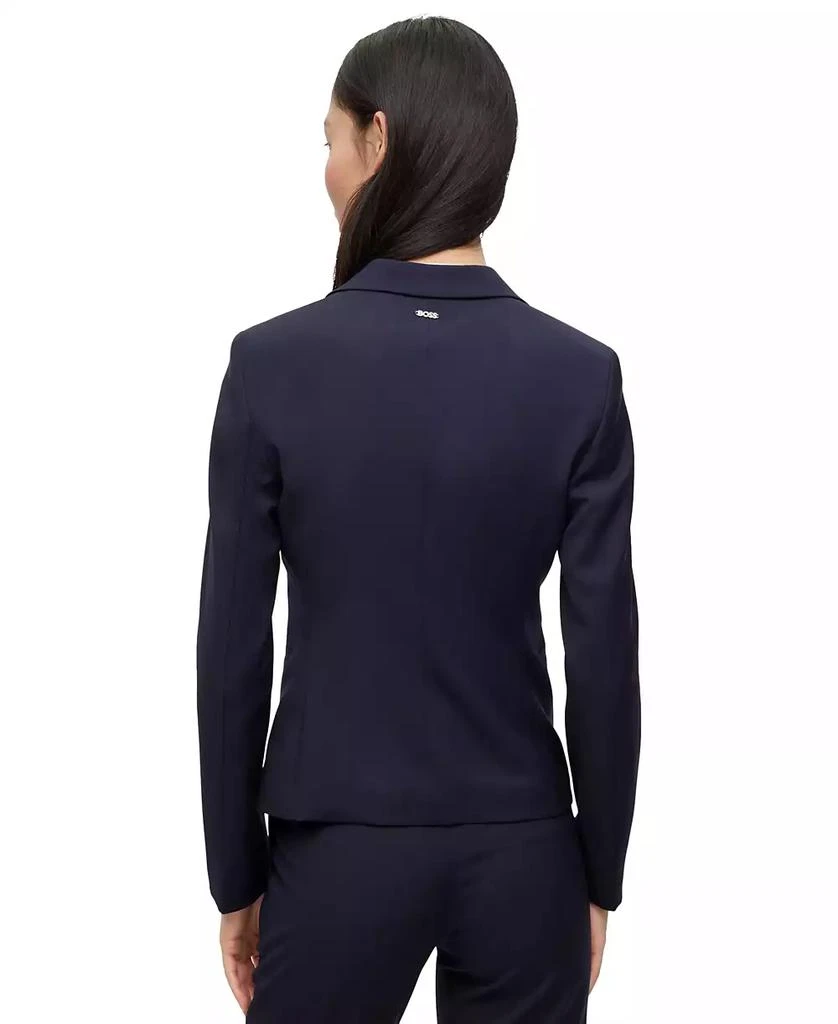 Hugo Boss Women's Virgin Wool Regular-Fit Button-Up Jacket 3