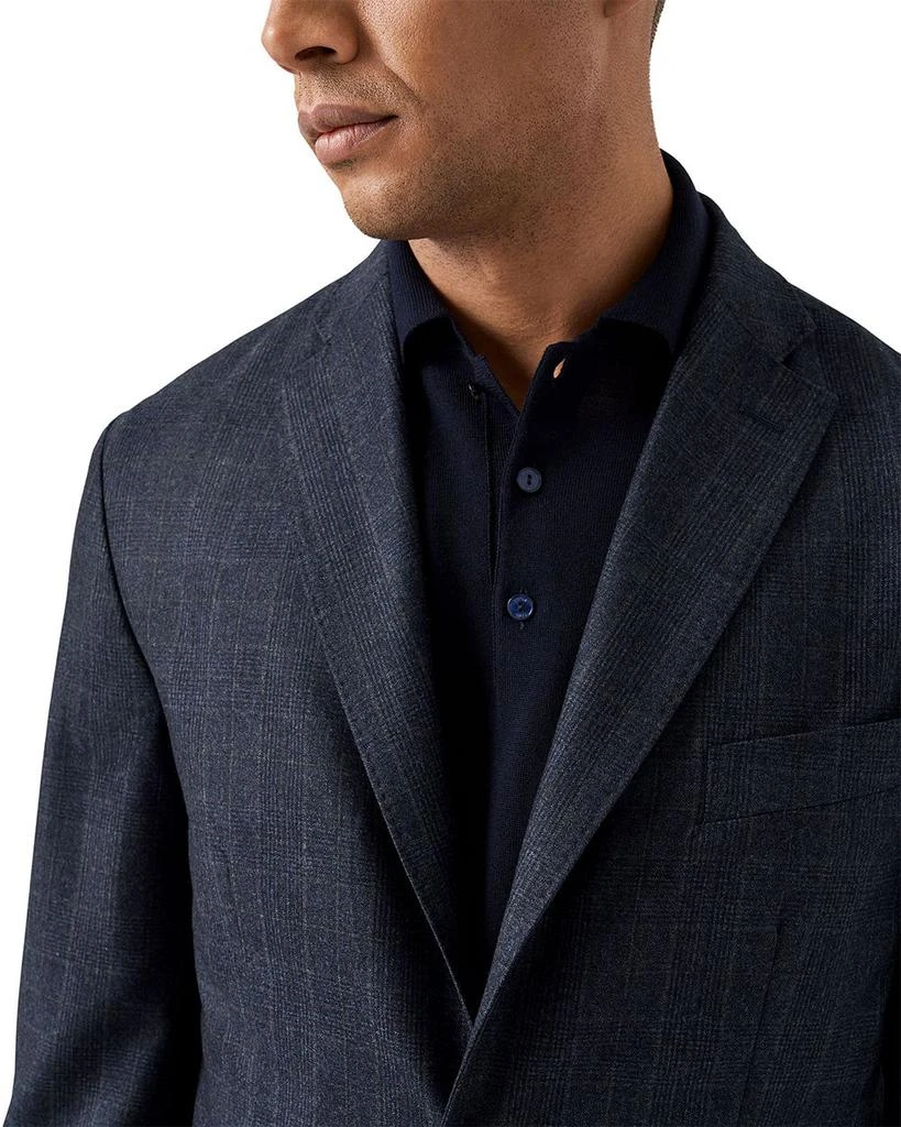 Eton Wool Check Soft Jacket 4