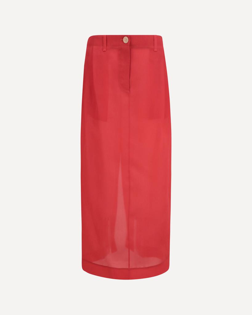 【送料&関税込】Khaite lucian White Silk Skirt Lucian Skirt in White – KHAITE