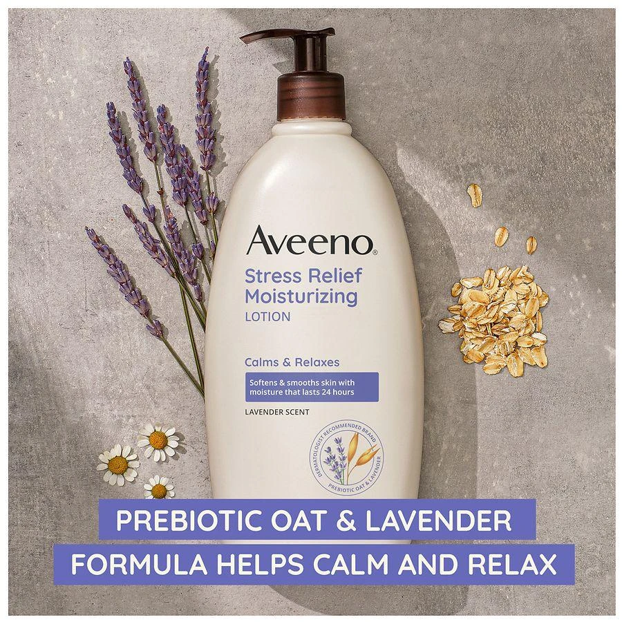 Aveeno Stress Relief Moisturizing Lotion Lavender 10