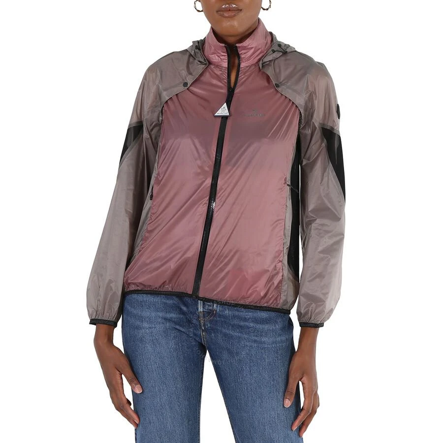 Moncler Ladies Dark Pink Mesquier Nylon Jacket 1