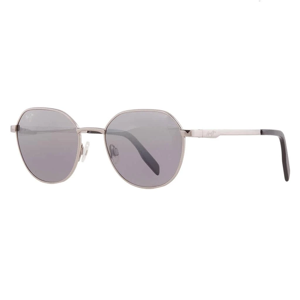Maui Jim Hukilau Dual Mirror Silver to Black Geometric Unisex Sunglasses DSB845-11 52 3