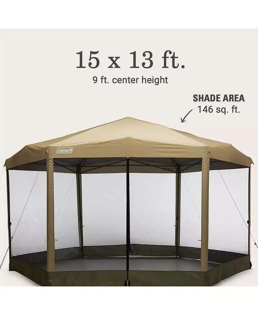 Coleman Oak Back Home 15 x 13 Screen Canopy Tent 2