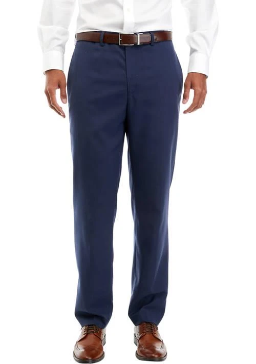 haggar men's premium comfort dress pant-straight fit flat front Haggar Premium Comfort Dress Pants, Pleated Front in Khaki