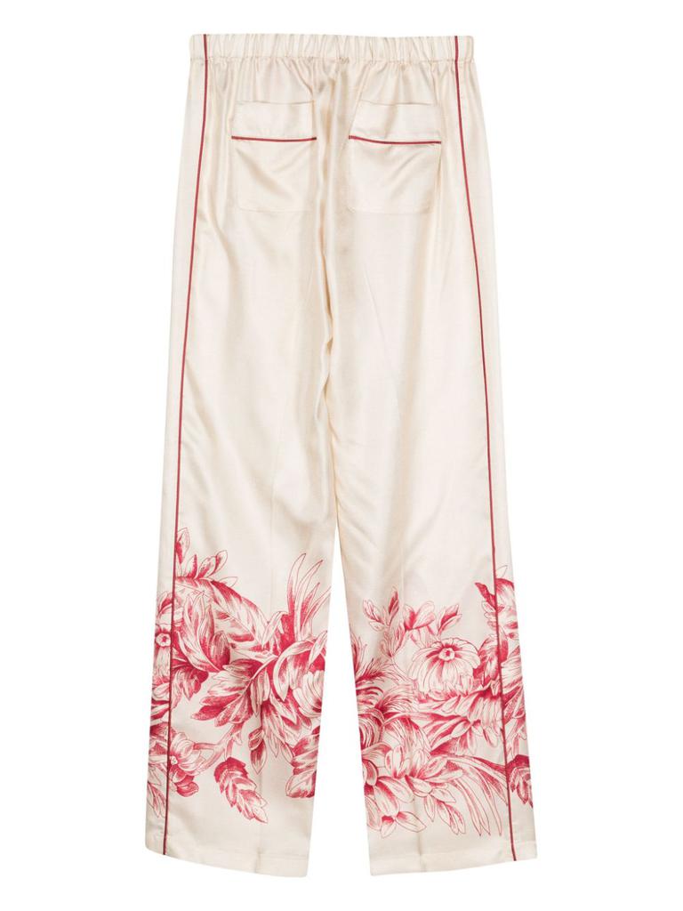 For restless sleepers FOR RESTLESS SLEEPERS - Printed Silk Trousers