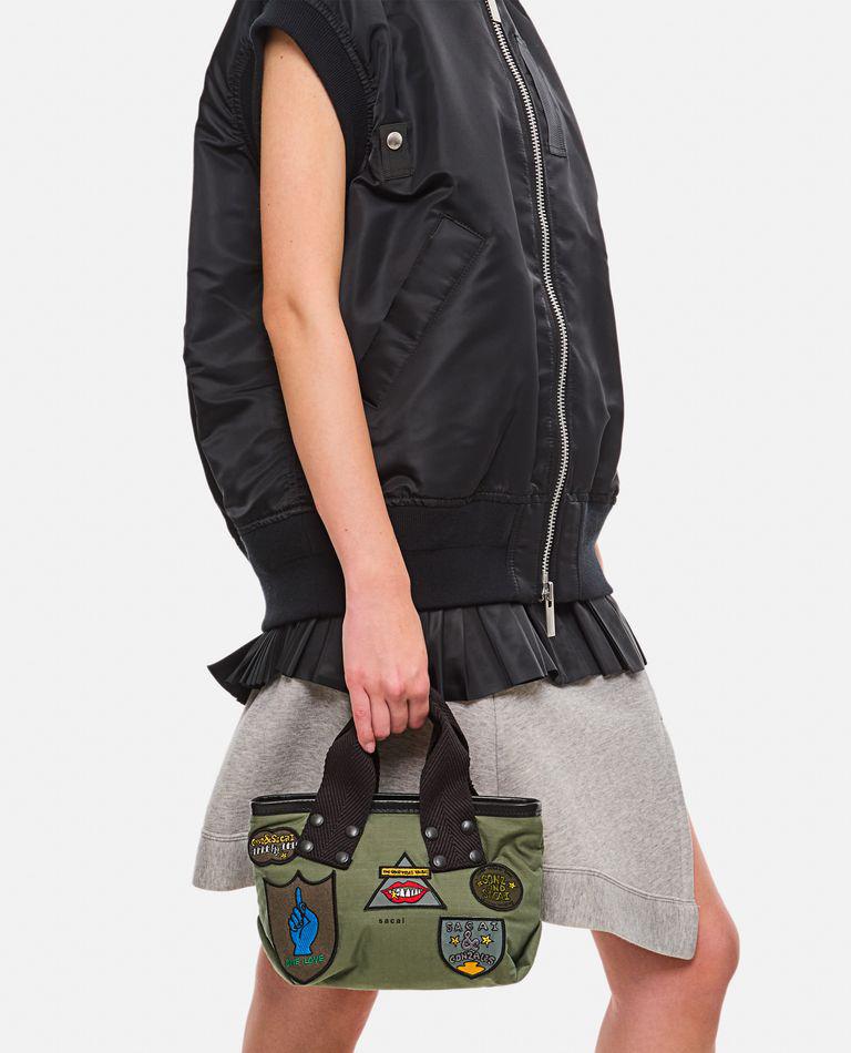 Sacai Sacai X Marc Gonzales Small Patch Tote Bag