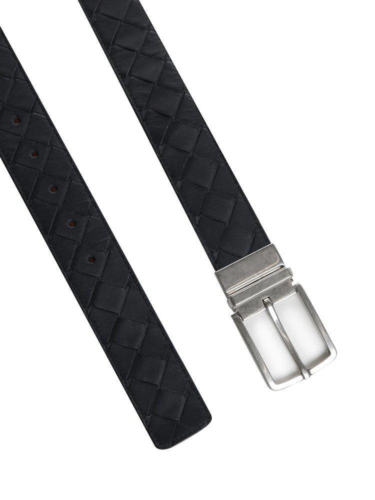 Bottega Veneta Reversible Intrecciato Leather Belt 2