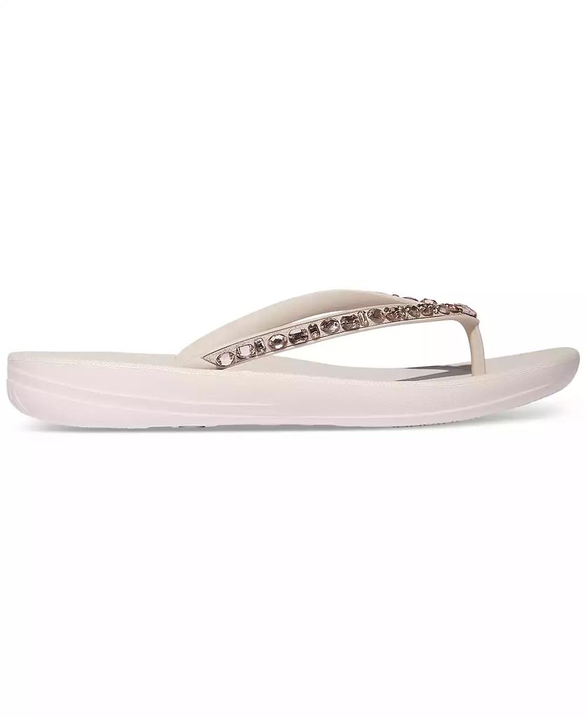 FitFlop Women's Iqushion Embellished Ergonomic Flip Flop Sandals