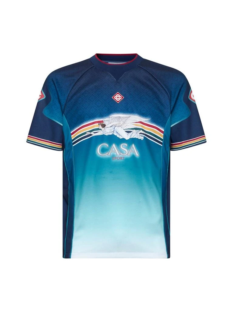 Casablanca Casablanca Printed Football Jersey T-Shirt 1