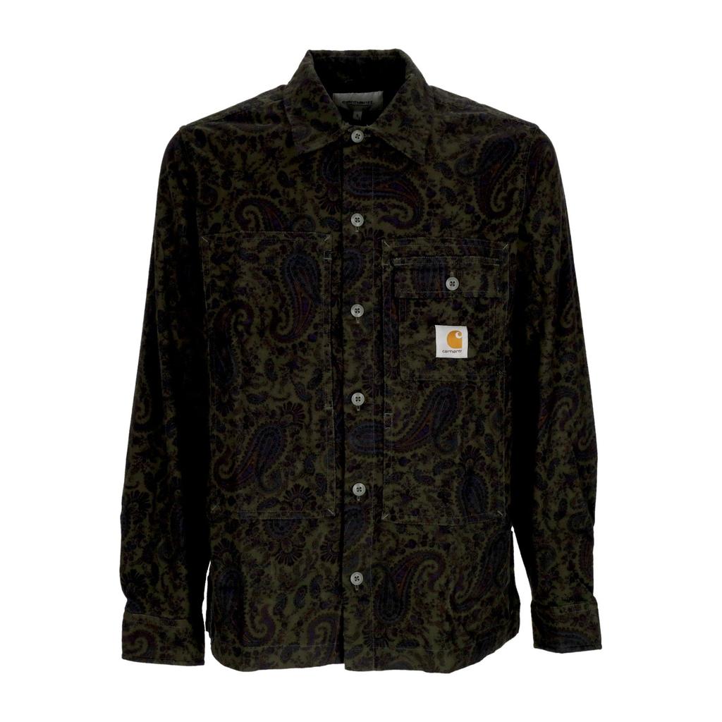 Men's Long Sleeve Shirt L/s Charter Shirt Paisley Print/plant – On