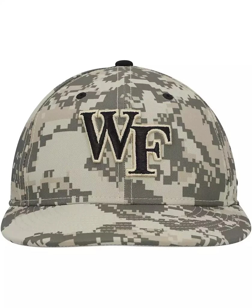 NIKE Men's Camo Wake Forest Demon Deacons Aero True Baseball Performance Fitted Hat 2